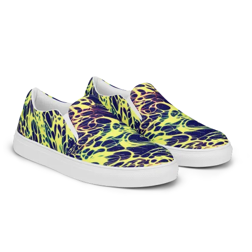 Acid Starfield on a Women's Slip-On Canvas Shoes