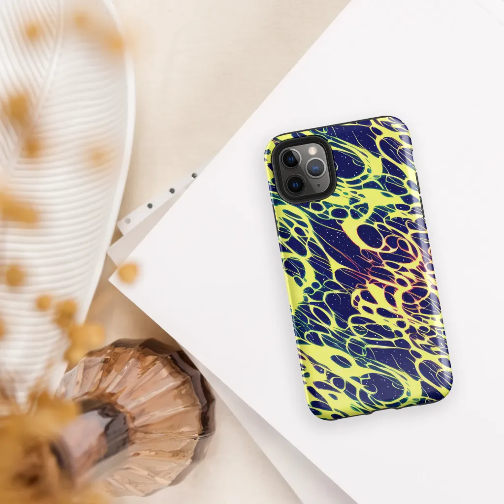 Acid Starfield on Tough Case for iPhone® — Front