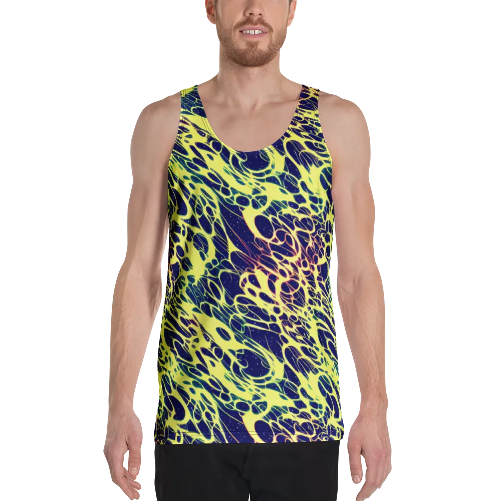 Acid Starfield on Men's Tank Top — Front