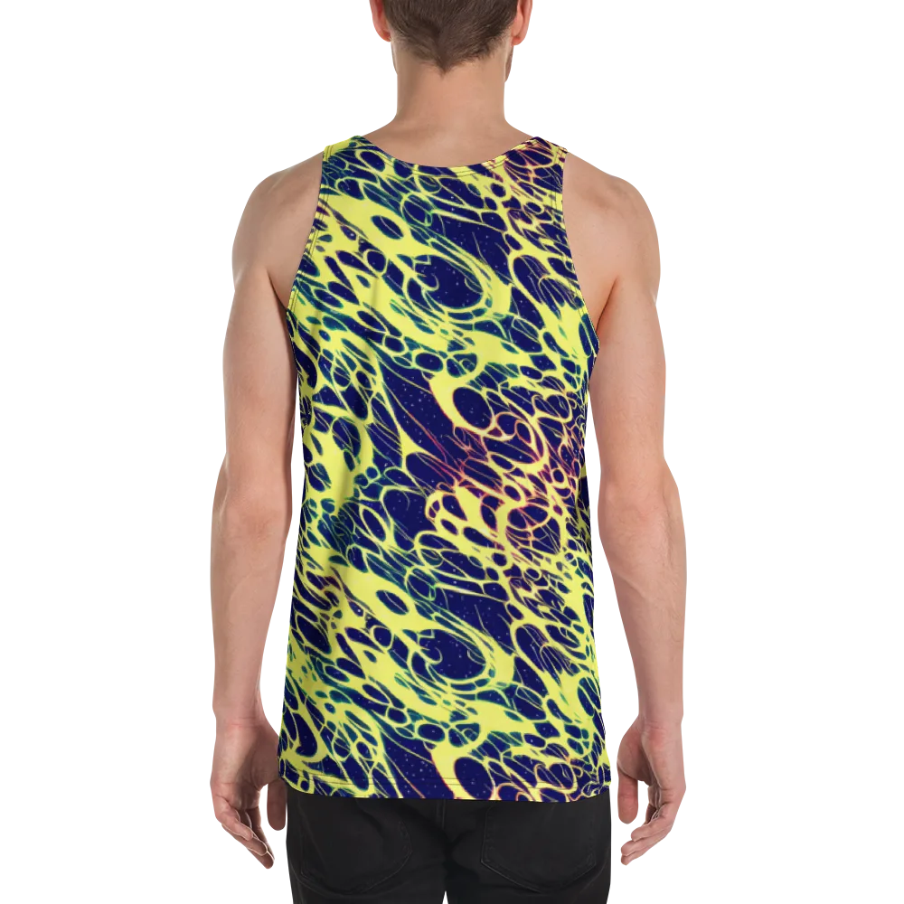 Acid Starfield on Men's Tank Top — Back