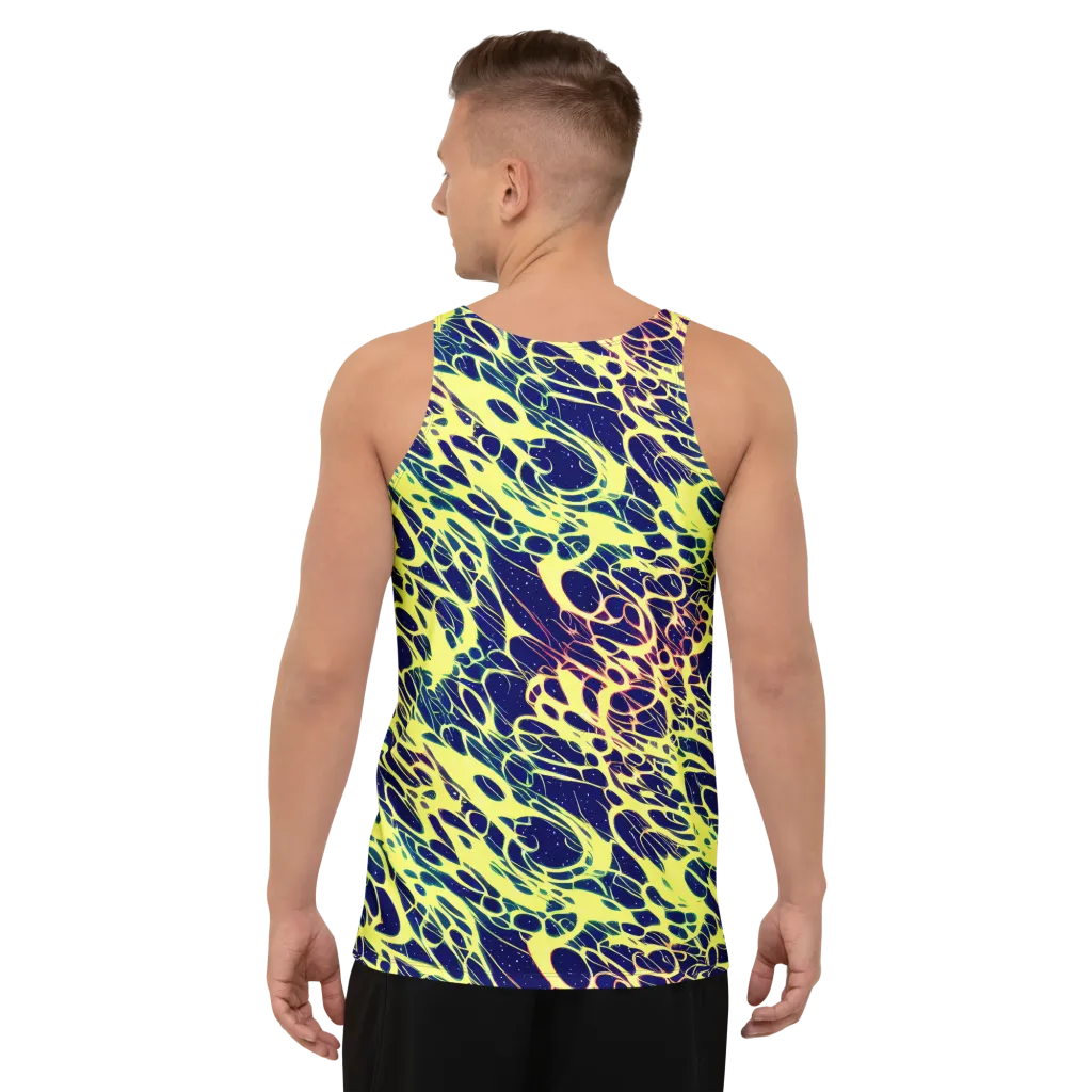 Acid Starfield on Men's Tank Top — Back