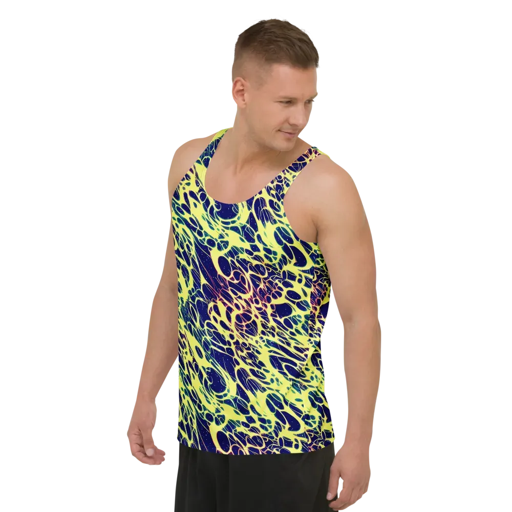 Acid Starfield on Men's Tank Top — Left Front