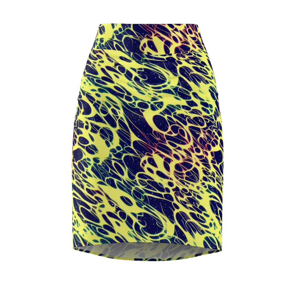 Acid Starfield on Pencil Skirt — Front