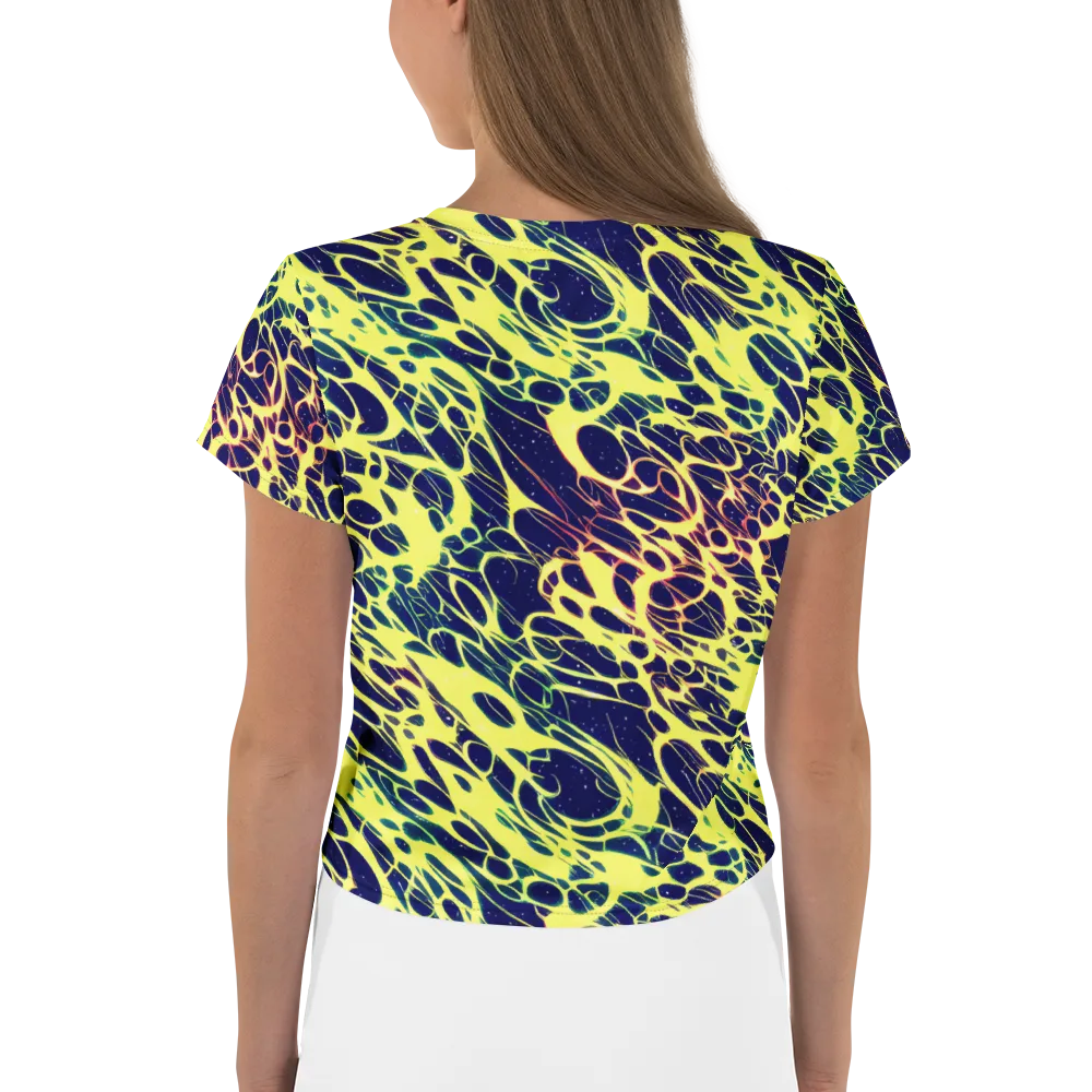 Acid Starfield on Crop Tee — Back