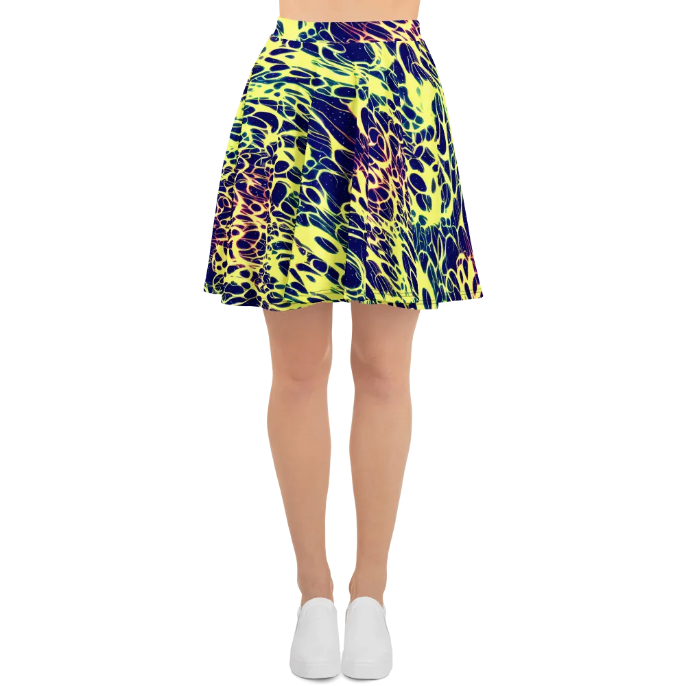 Acid Starfield on Skater Skirt — Front