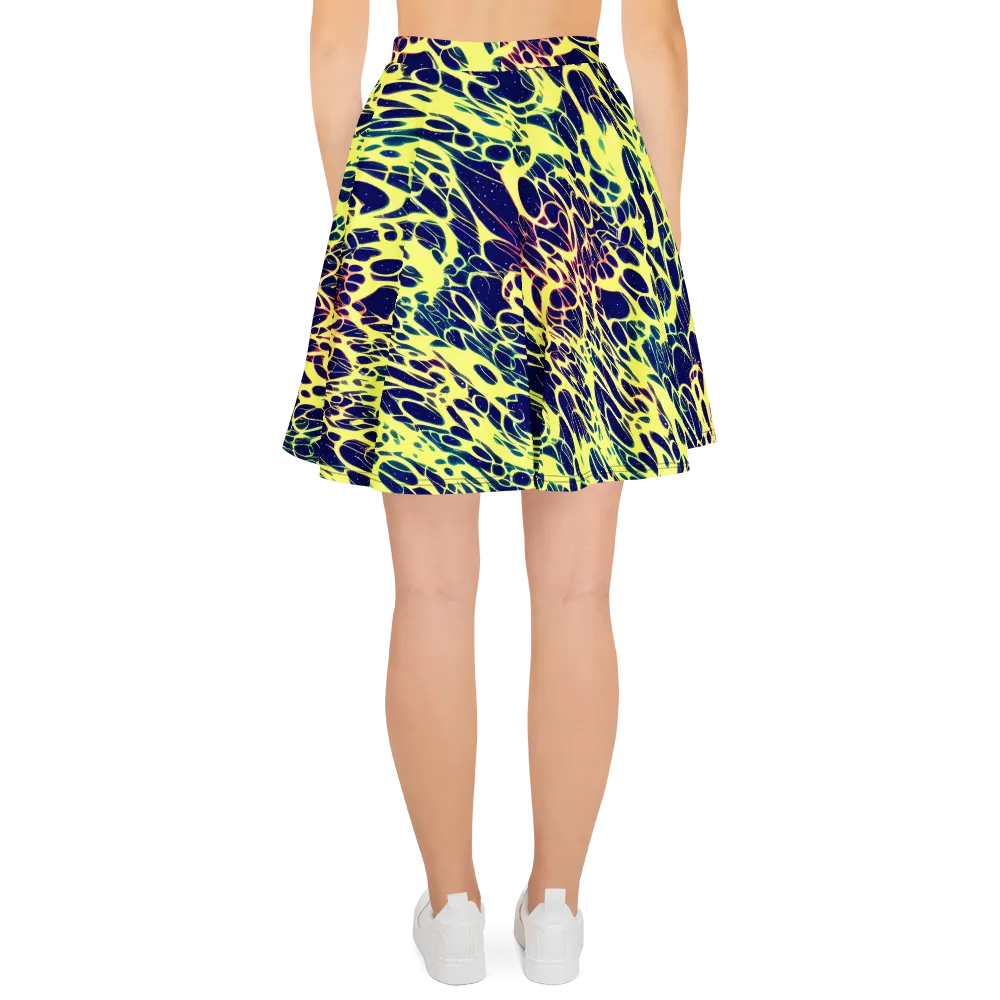 Acid Starfield on Skater Skirt — Back