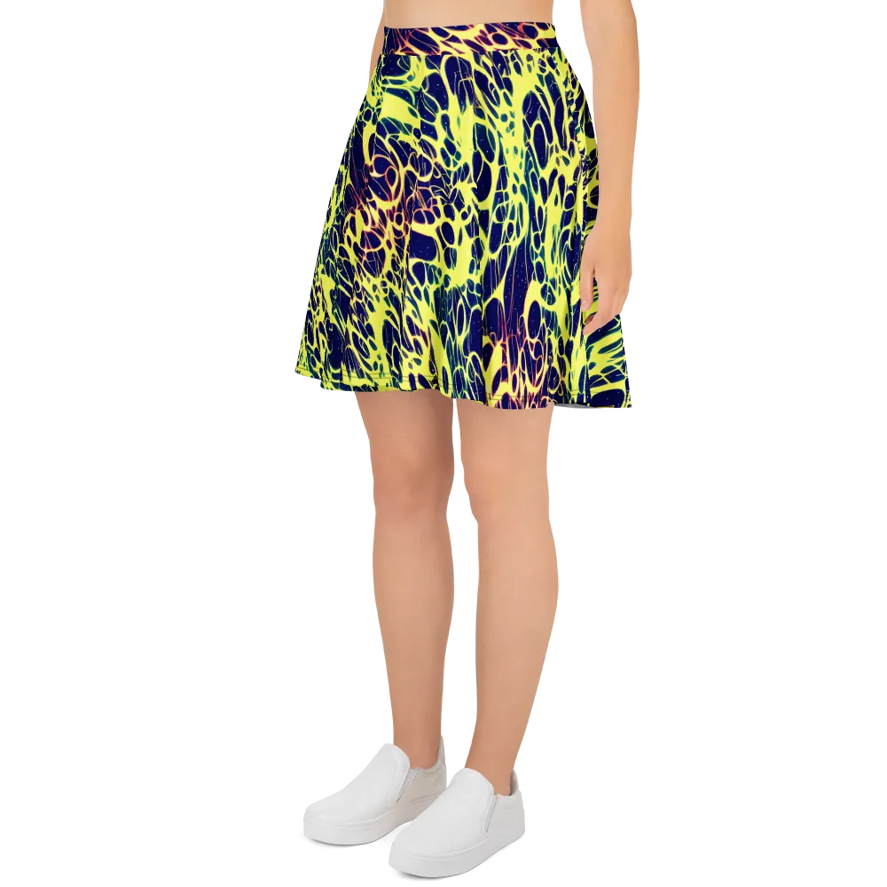 Acid Starfield on Skater Skirt — Left