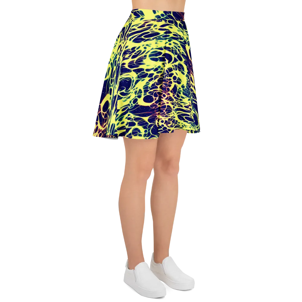 Acid Starfield on Skater Skirt — Right