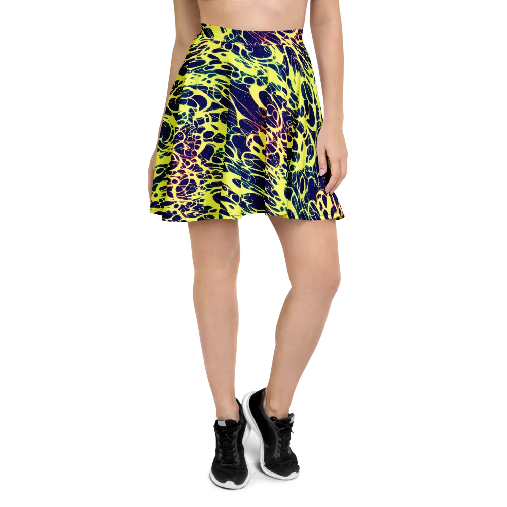 Acid Starfield on Skater Skirt — Front