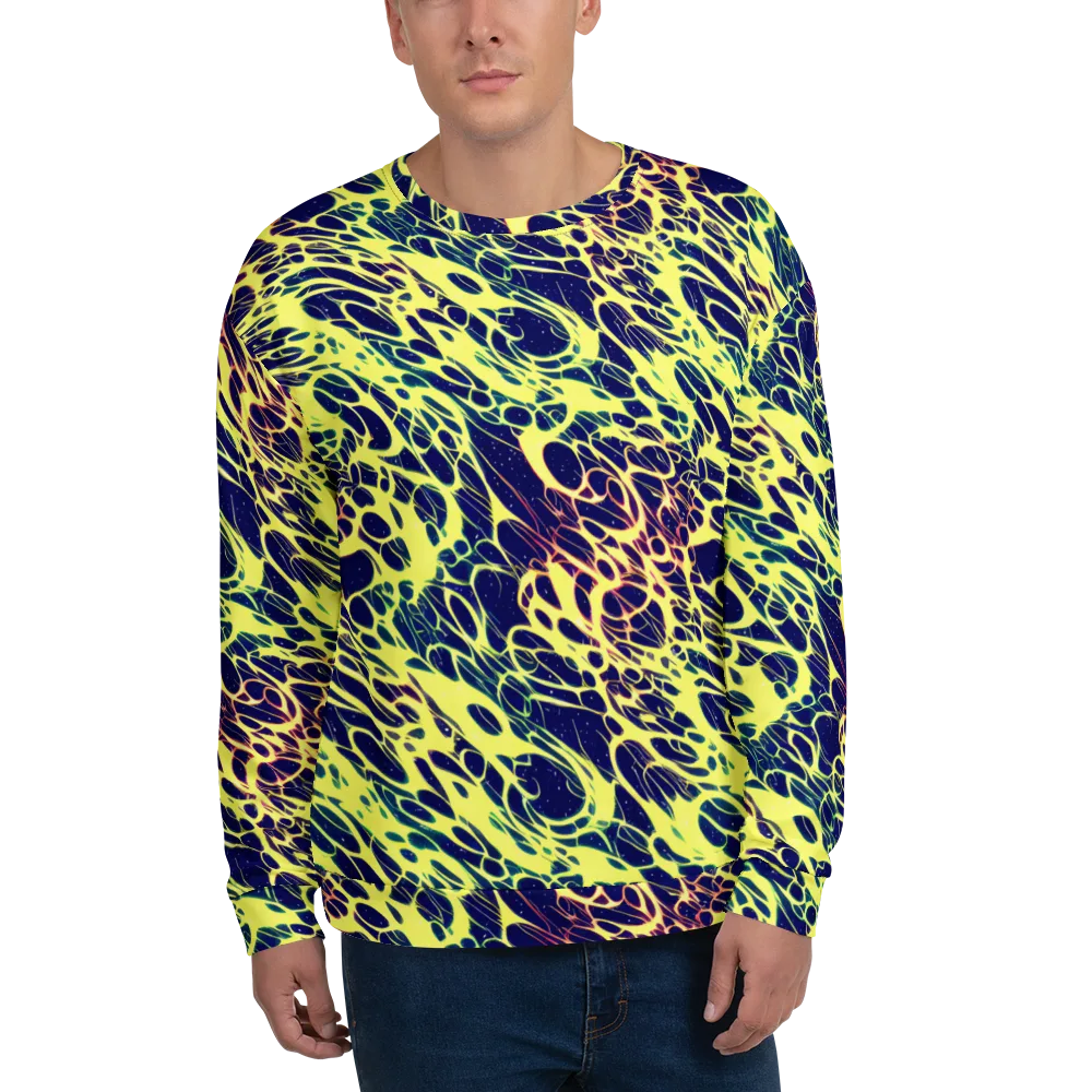 Acid Starfield on Sweatshirt — Front