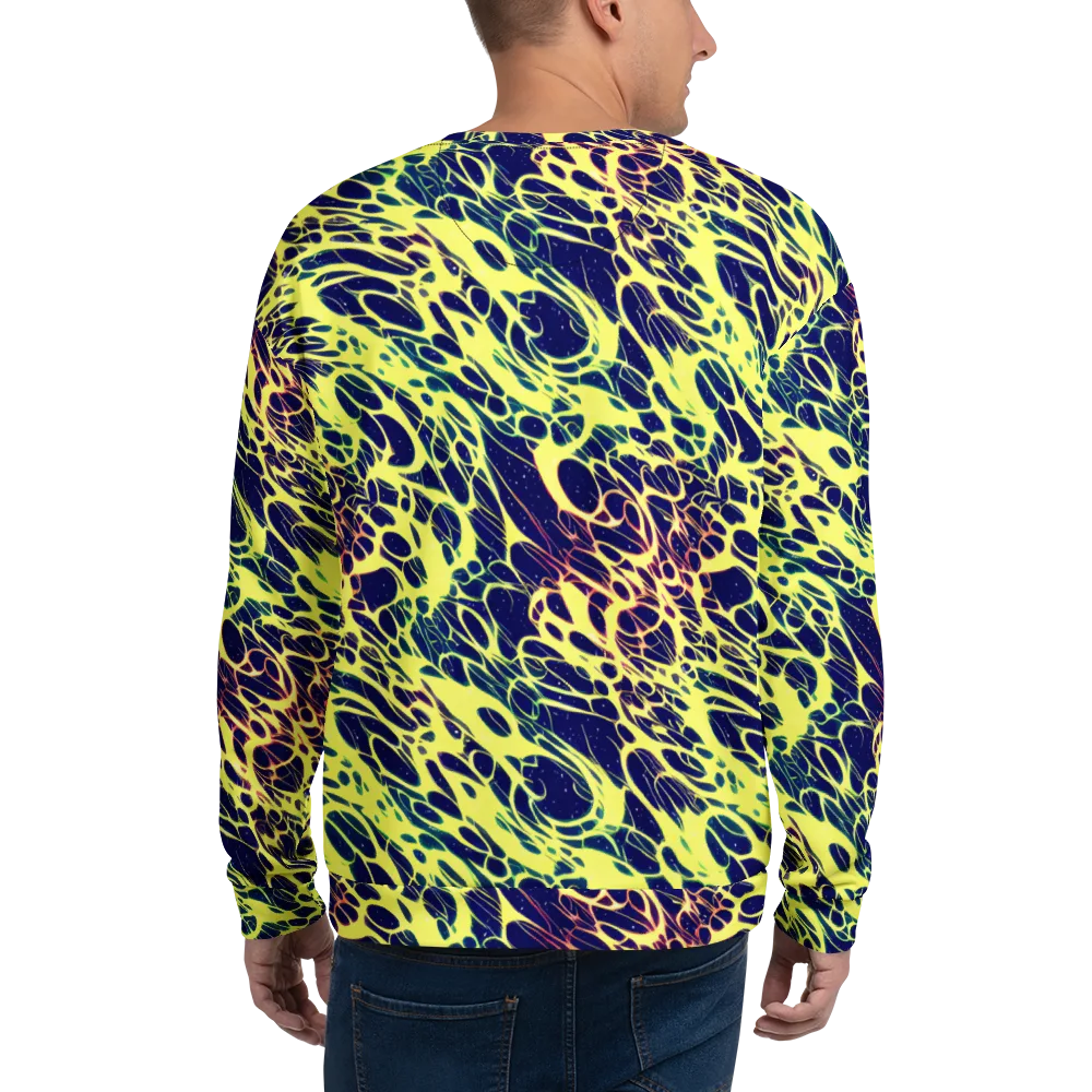 Acid Starfield on Sweatshirt — Back