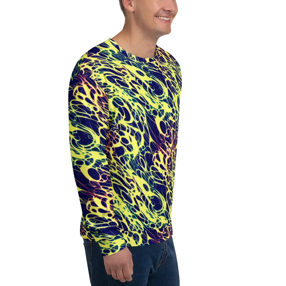 Acid Starfield on Sweatshirt — Right Front