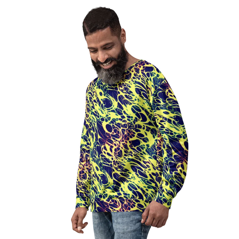 Acid Starfield on Sweatshirt — Left Front