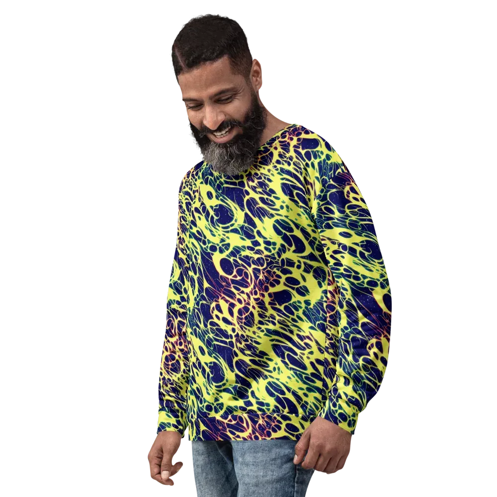 Acid Starfield on Sweatshirt — Left Front