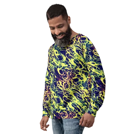 Acid Starfield on a Sweatshirt