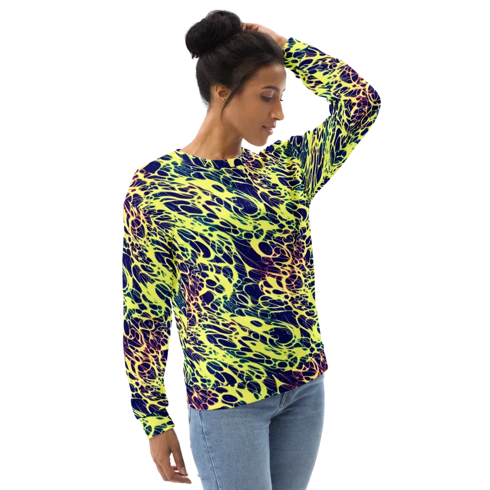 Acid Starfield on Sweatshirt — Right Front