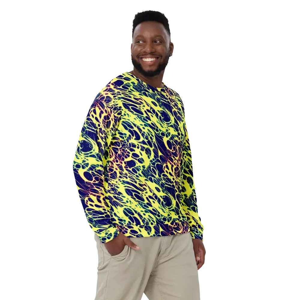 Acid Starfield on Sweatshirt — Front