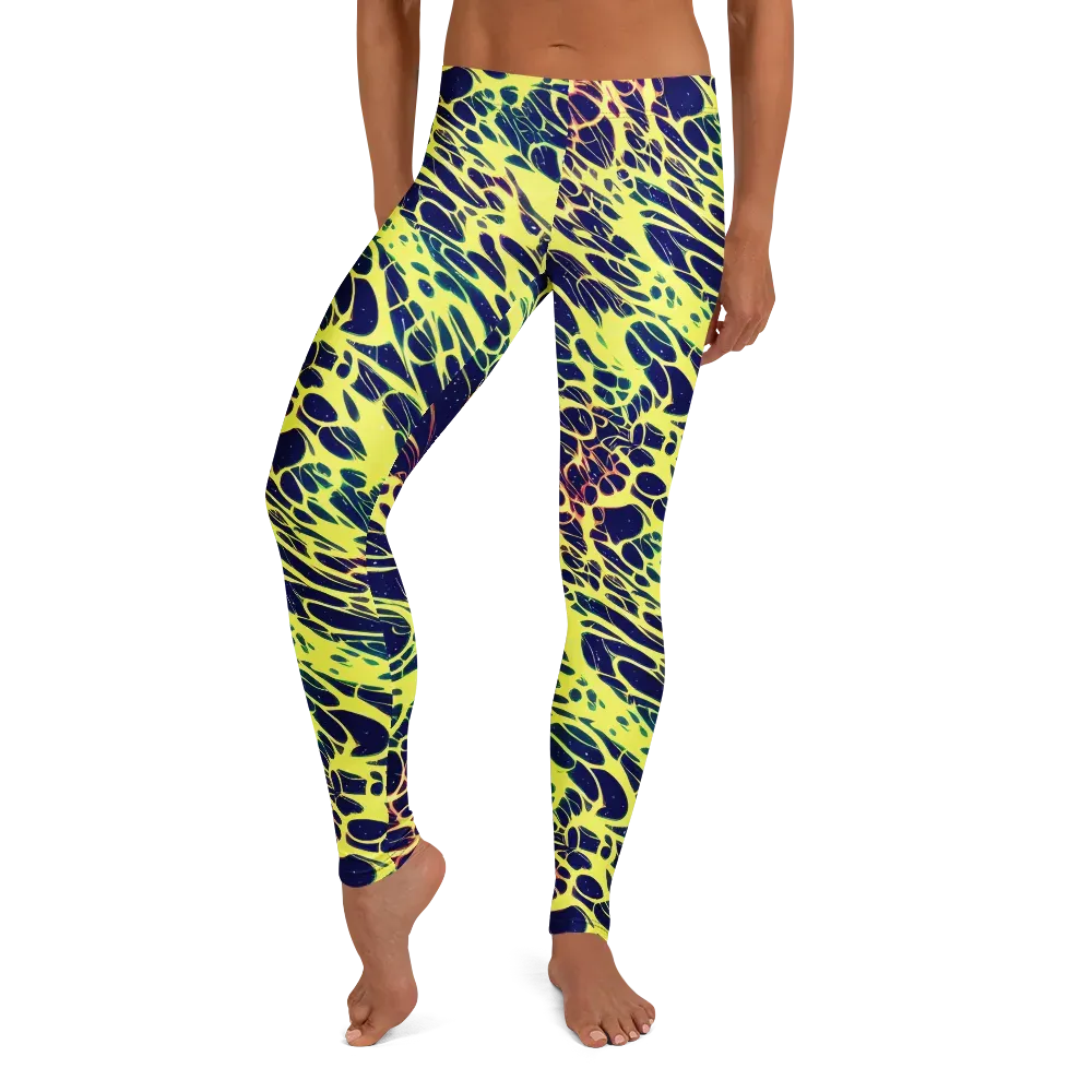Acid Starfield on Leggings — Front