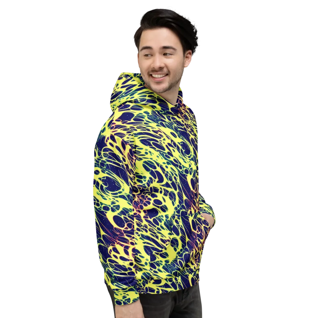 Acid Starfield on Hoodie — Right