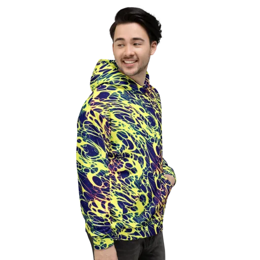 Acid Starfield on a Hoodie