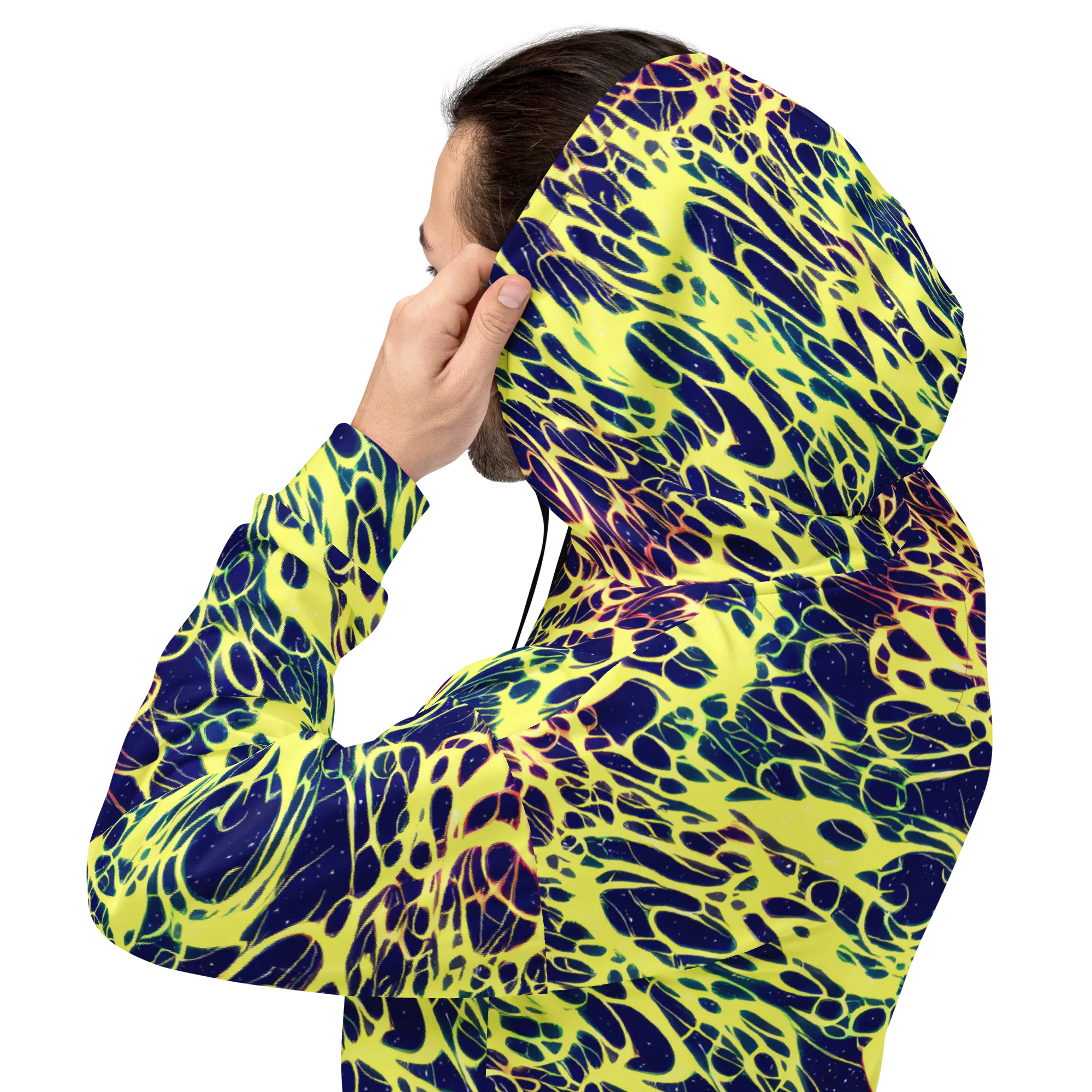 Acid Starfield on Hoodie — Back