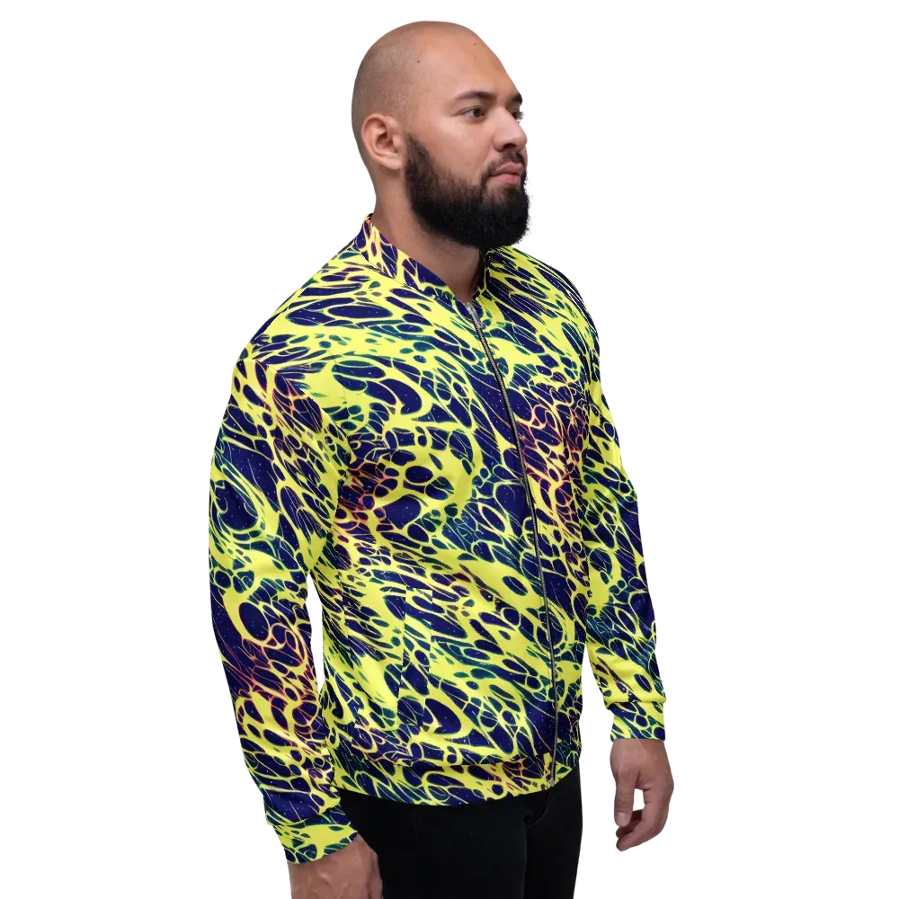 Acid Starfield on Bomber Jacket — Right