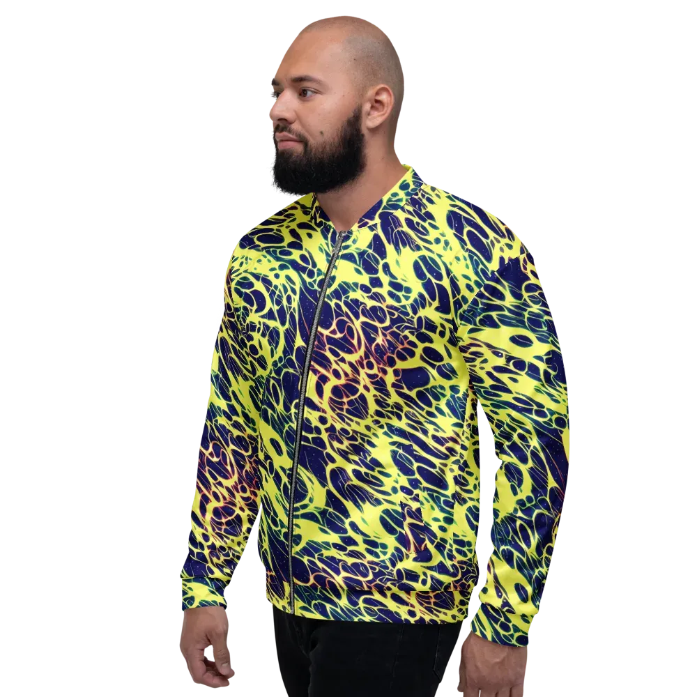 Acid Starfield on Bomber Jacket — Left