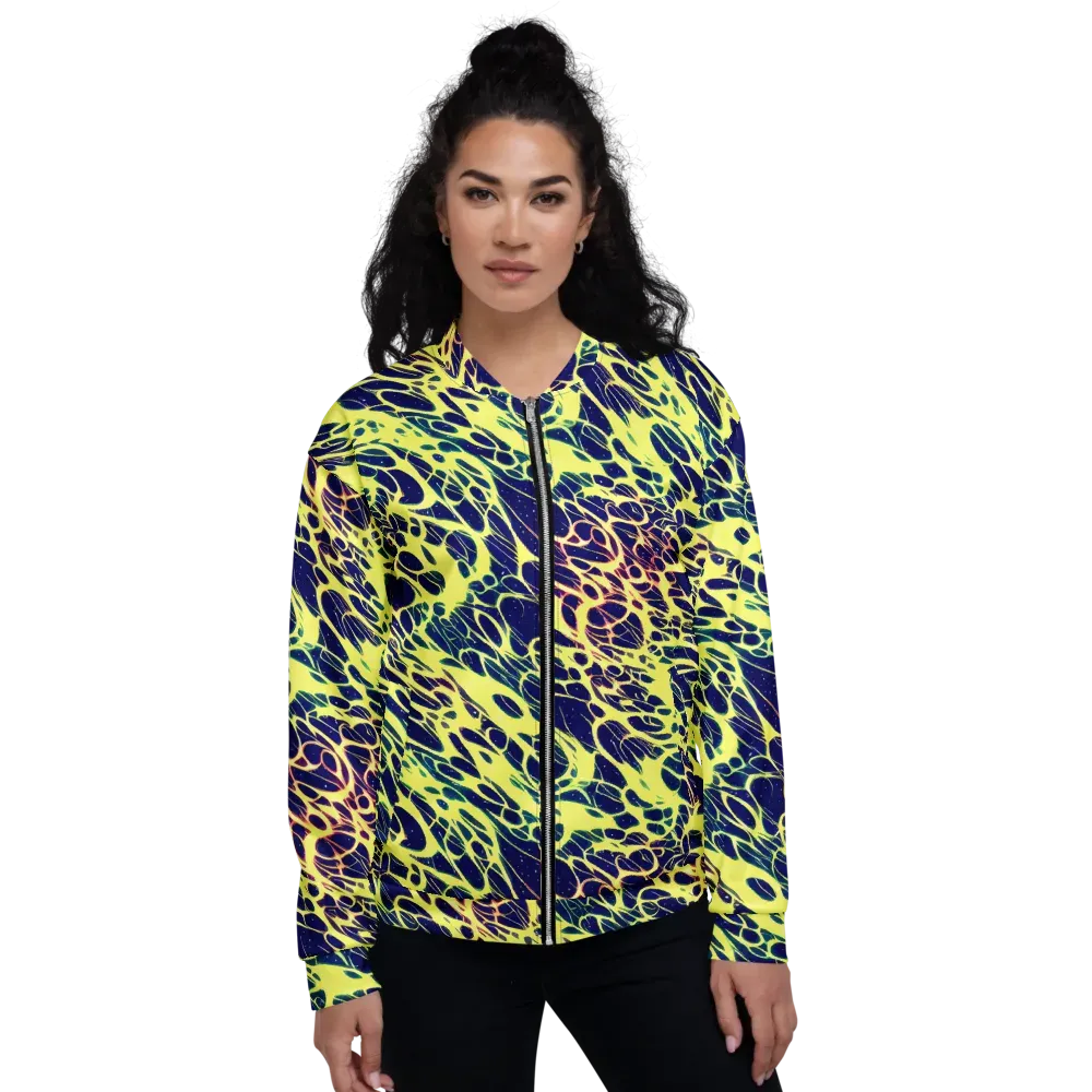 Acid Starfield on Bomber Jacket — Front