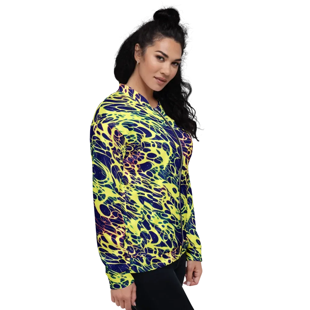 Acid Starfield on Bomber Jacket — Right