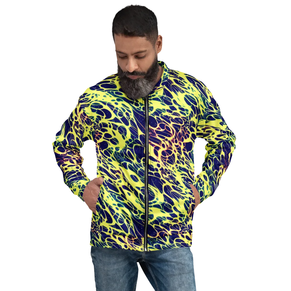 Acid Starfield on Bomber Jacket — Front