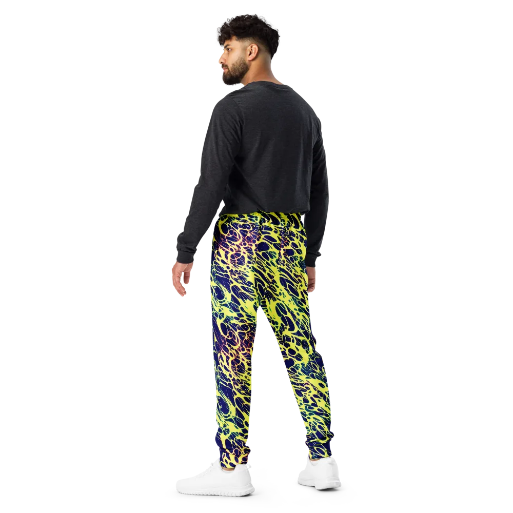 Acid Starfield on Men's Joggers — Back