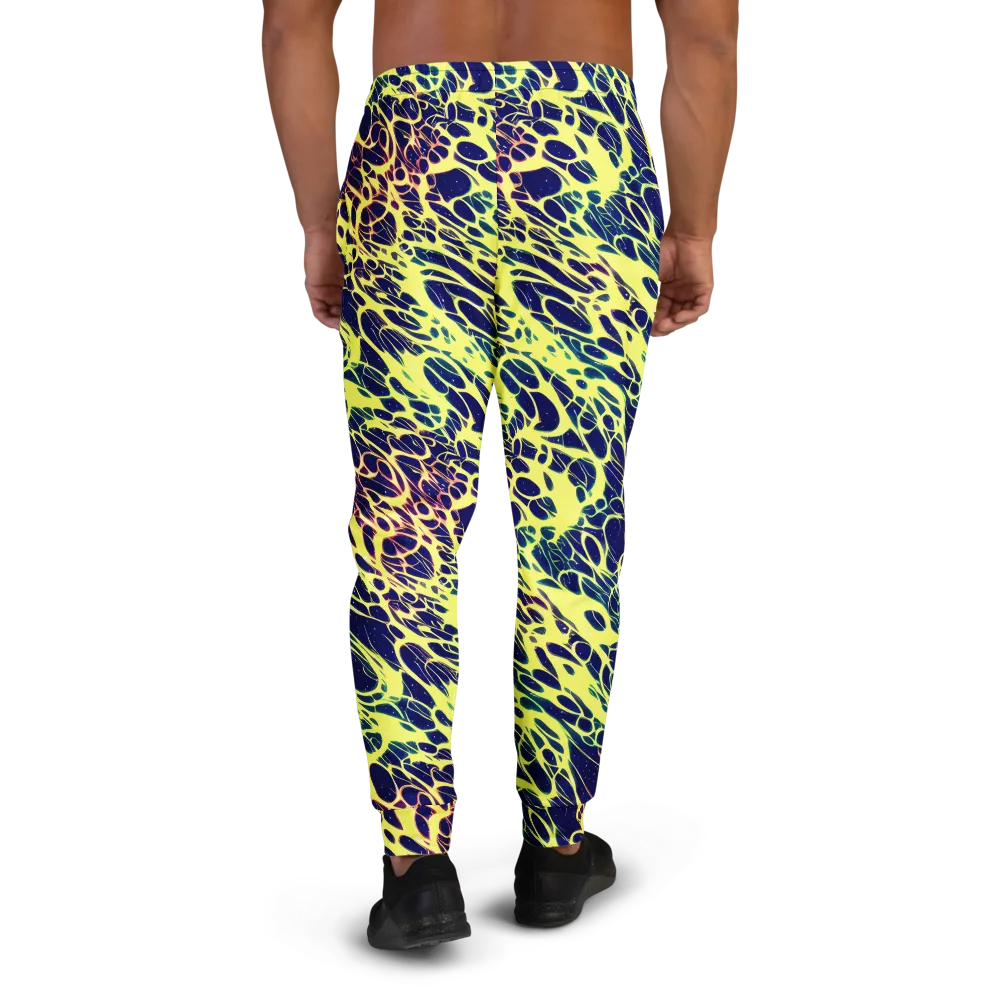 Acid Starfield on Men's Joggers — Back