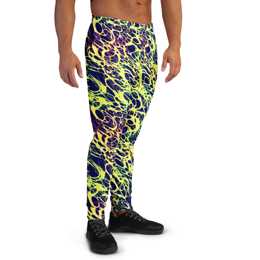 Acid Starfield on Men's Joggers — Right
