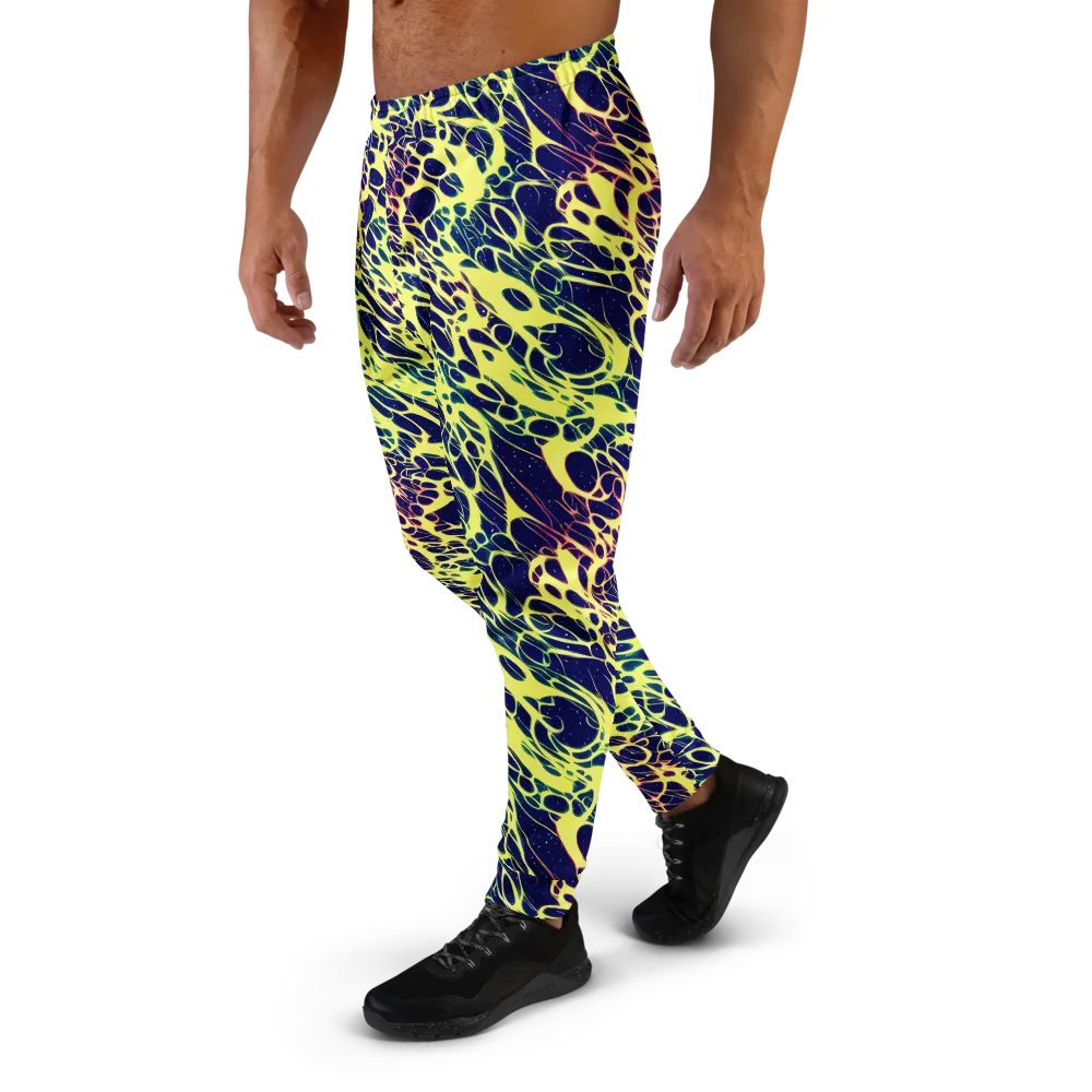 Acid Starfield on Men's Joggers — Left