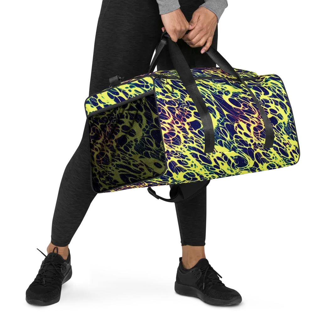 Acid Starfield on Duffle Bag — Right Front