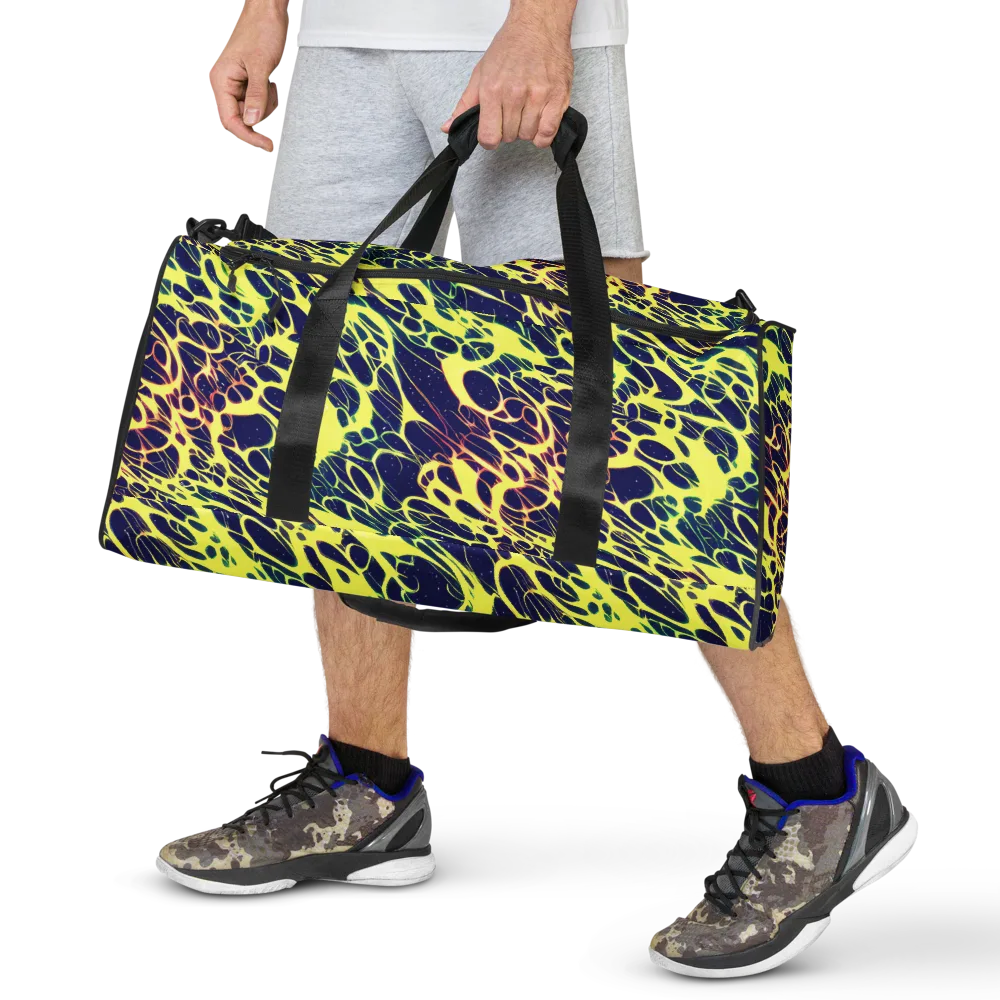 Acid Starfield on Duffle Bag — Front
