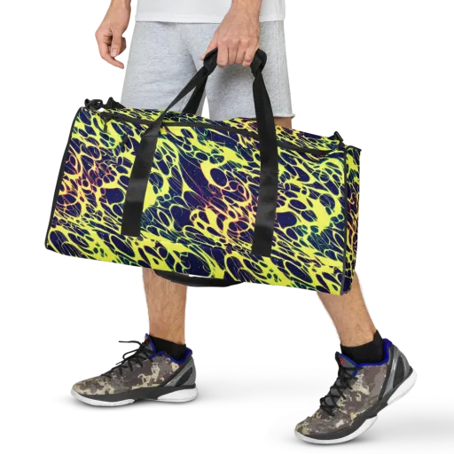 Acid Starfield on a Duffle Bag