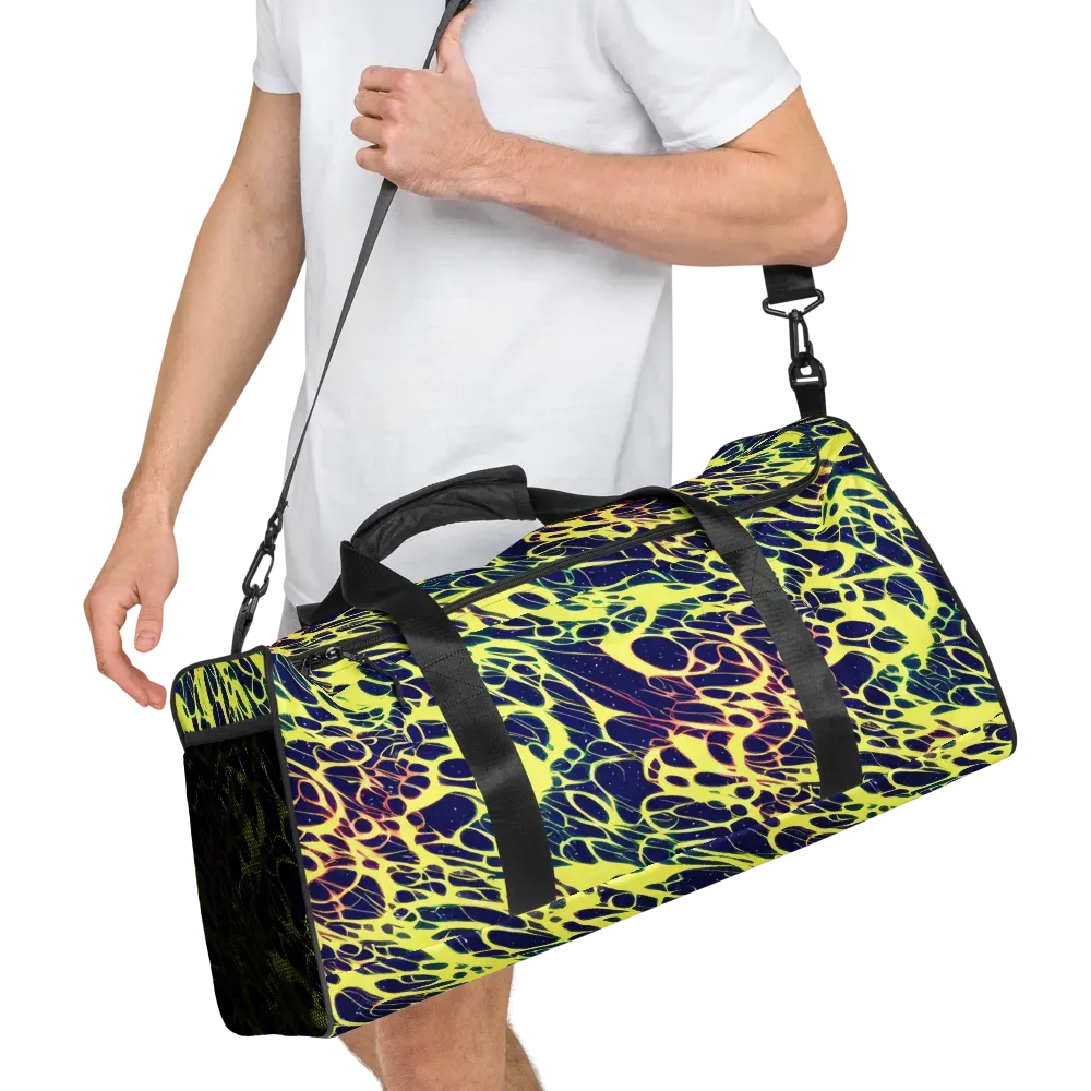 Acid Starfield on Duffle Bag — Right Front