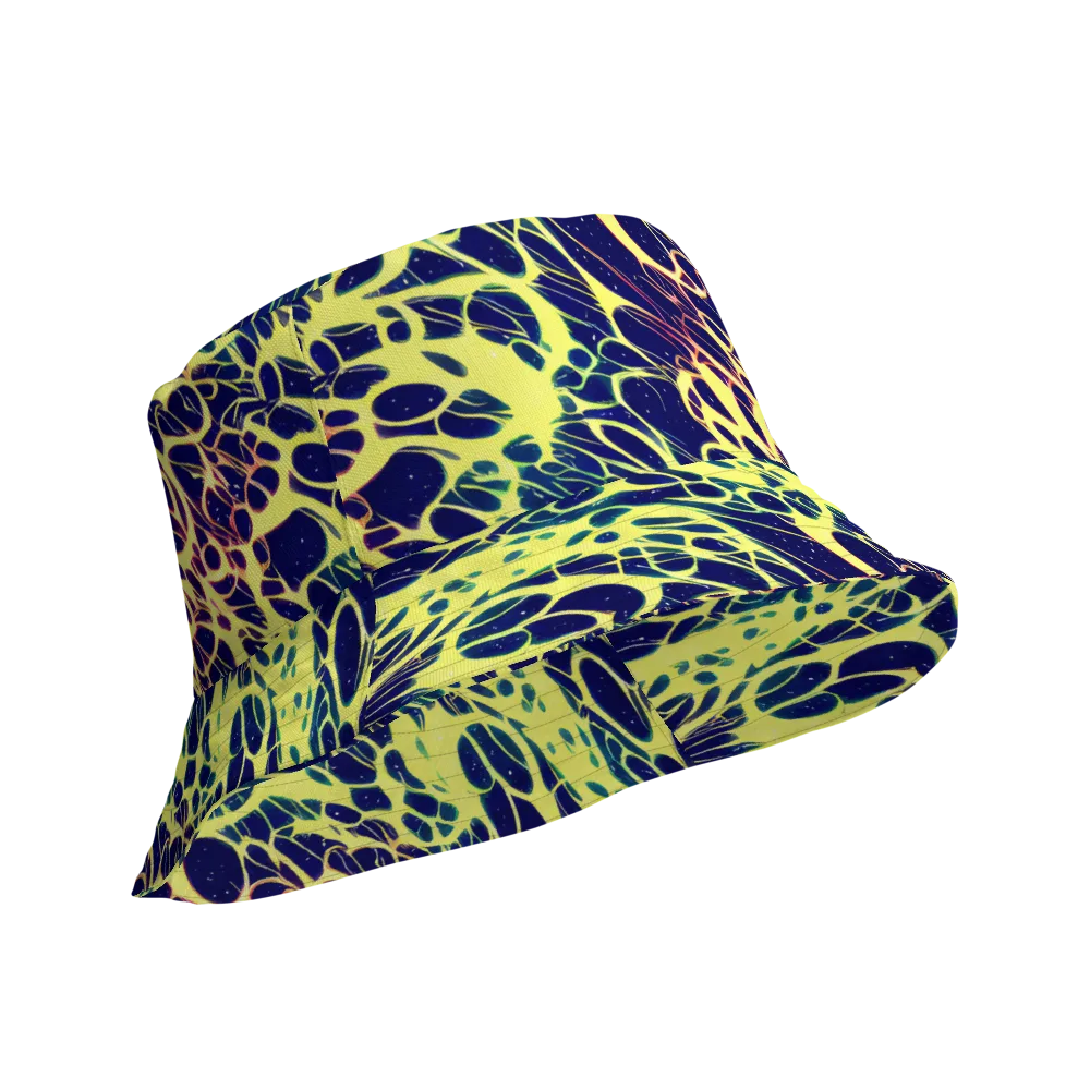 Acid Starfield on Reversible Bucket Hat — Product details Outside