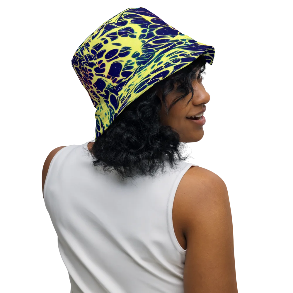 Acid Starfield on Reversible Bucket Hat — Right Outside