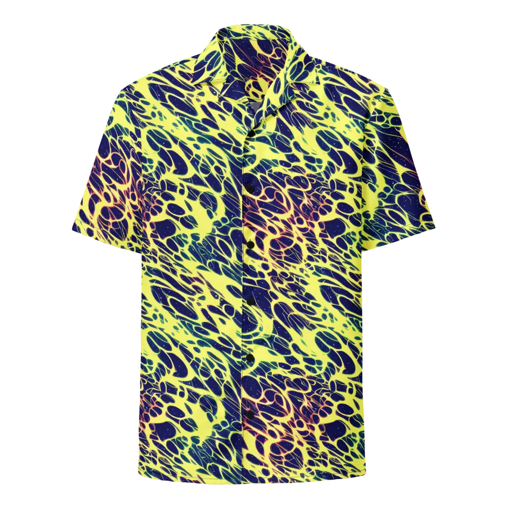 Acid Starfield on Button Shirt — Front
