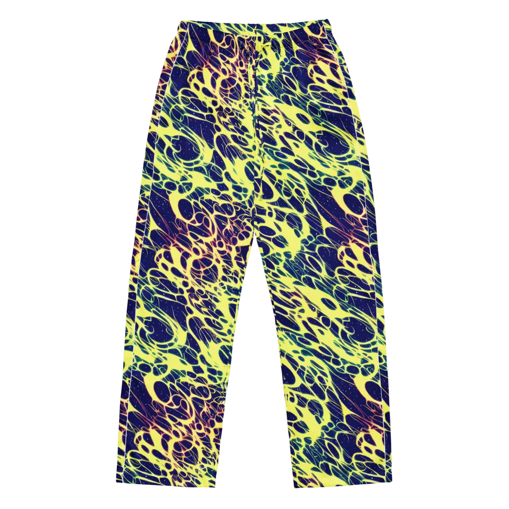 Acid Starfield on Women's Pajama Pants — Front