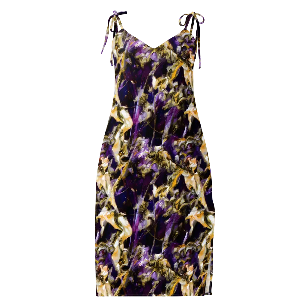 Amethyst Tempest on Slip Dress — Front