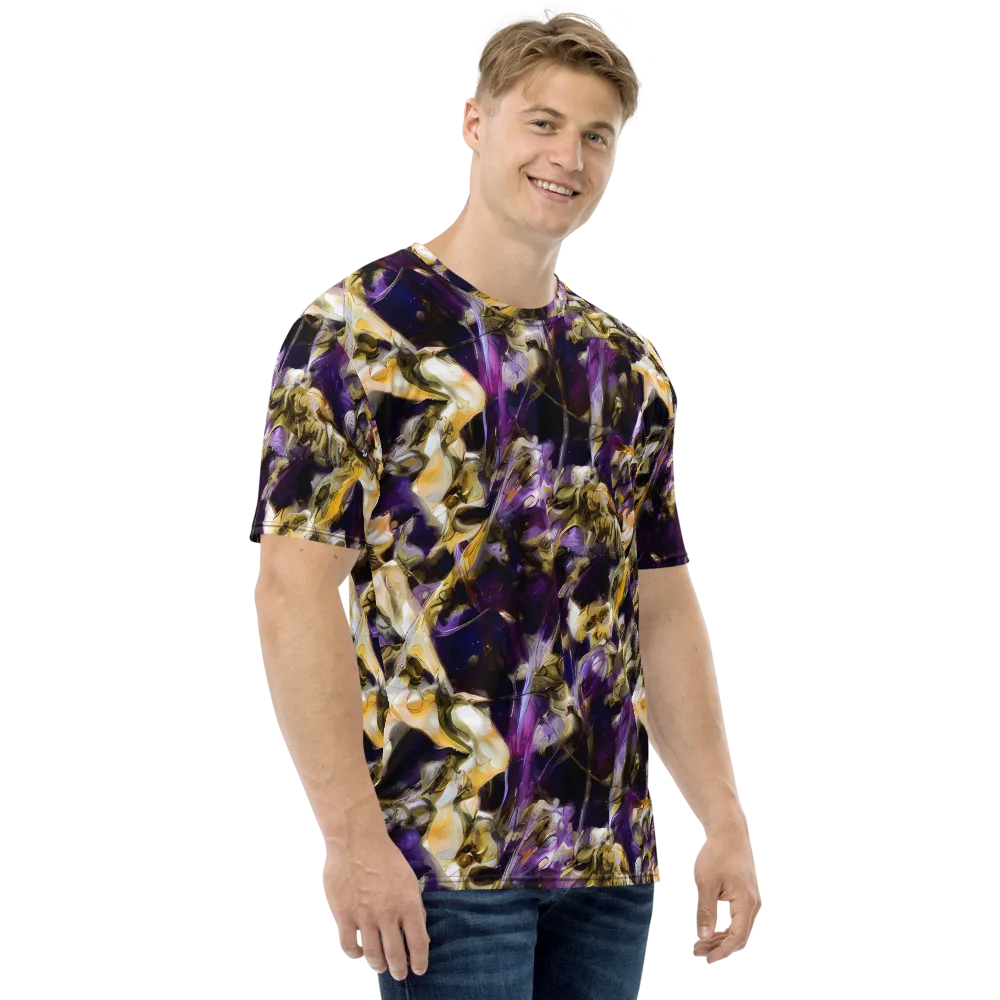 Amethyst Tempest on Men's Crew Neck T-Shirt — Right
