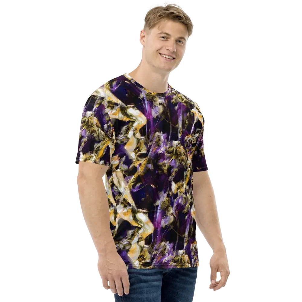 Amethyst Tempest on Men's Crew Neck T-Shirt — Right