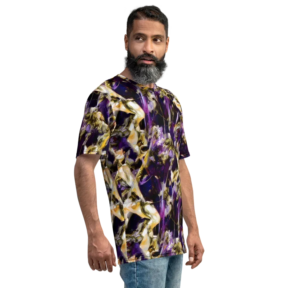 Amethyst Tempest on Men's Crew Neck T-Shirt — Right