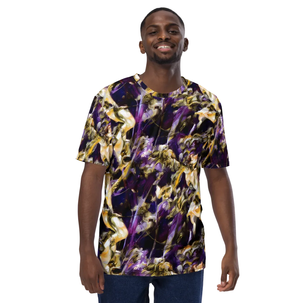 Amethyst Tempest on Men's Crew Neck T-Shirt — Front