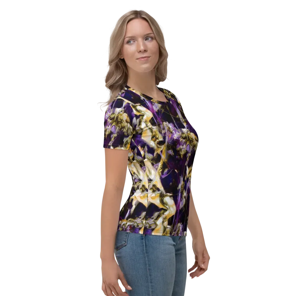 Amethyst Tempest on Women's Crew Neck T-Shirt — Right