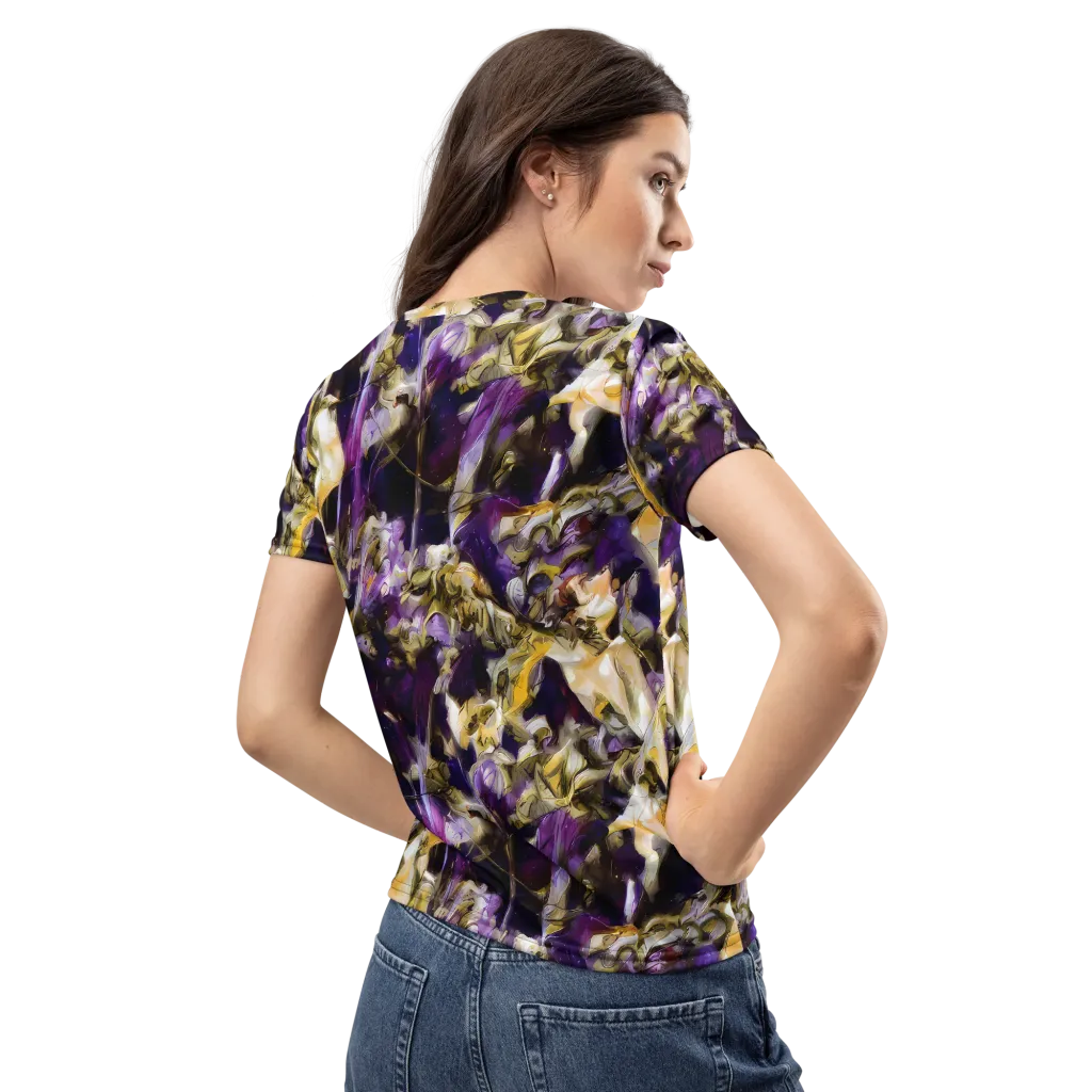 Amethyst Tempest on Women's Crew Neck T-Shirt — Back