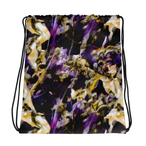 Amethyst Tempest on a Drawstring Bag